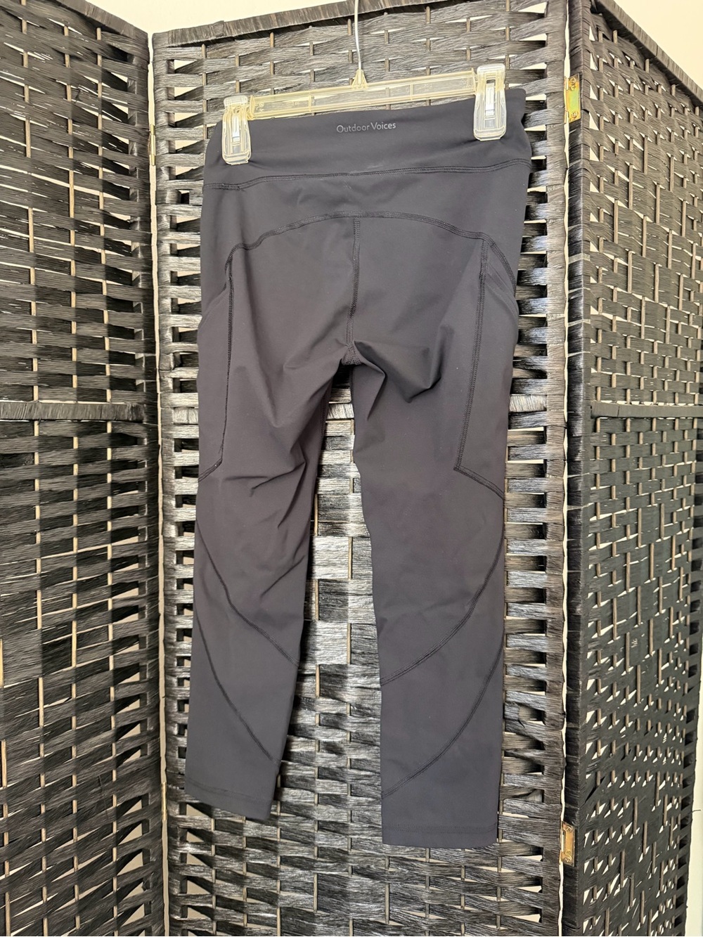 Outdoor Voices Kids Black Performance Leggings